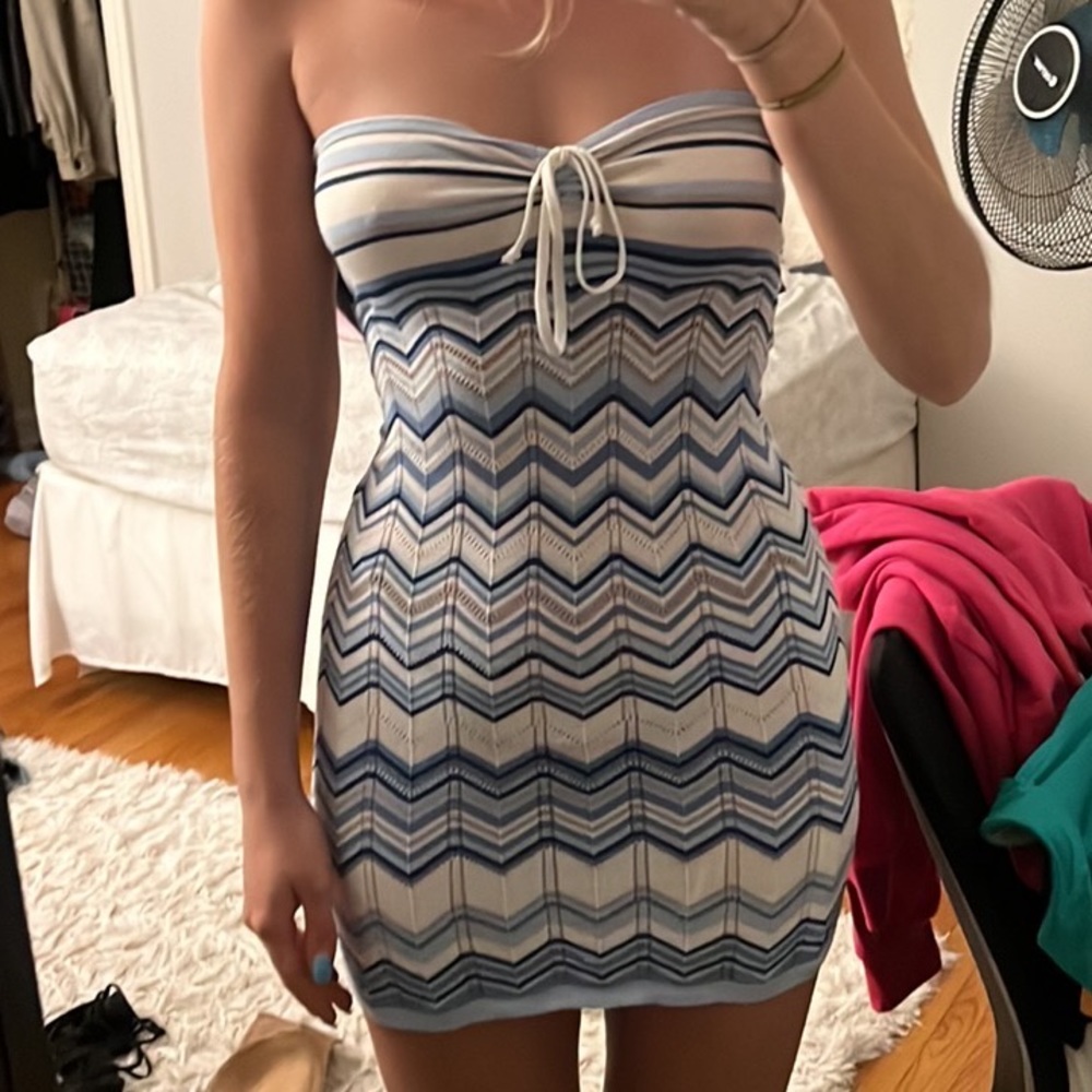 Blue Mini Dress